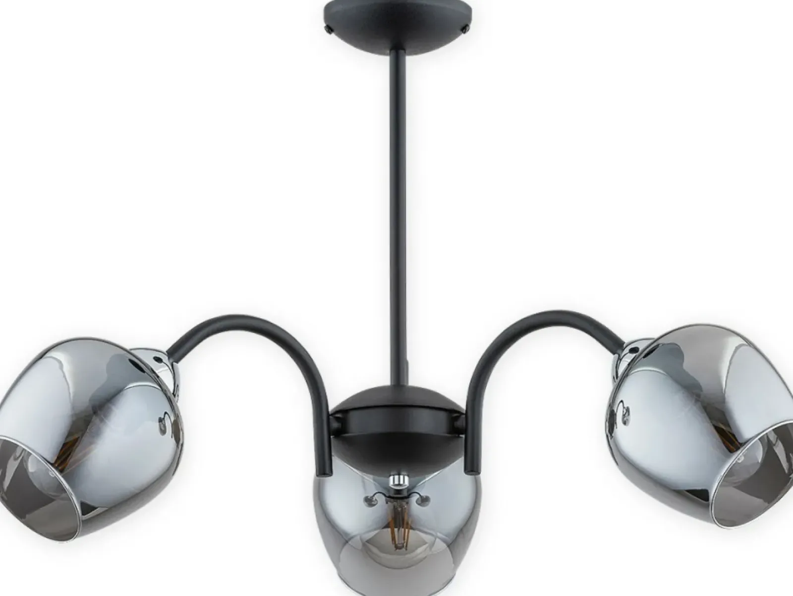 Sklep Kaja Lampa z ozdobnymi kloszami O3063 W3 CZA CH KATLA | Kaja Oświetlenie Hot