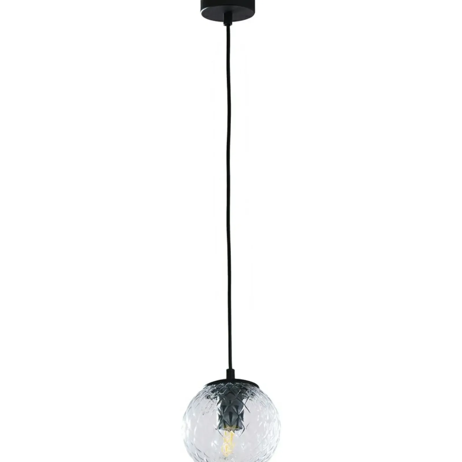 Sklep Kaja Lampa z przezroczystym, małym kloszem ø14 G9 TK 6339 z serii CADIX czarny Hot
