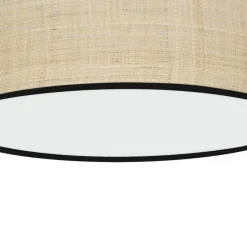 Sklep Kaja Lampa z rattanowym abażurem MLP71067 MARSHALL NEW - RATTAN | Kaja* Plafony Klasyczne|Plafony Nowoczesne