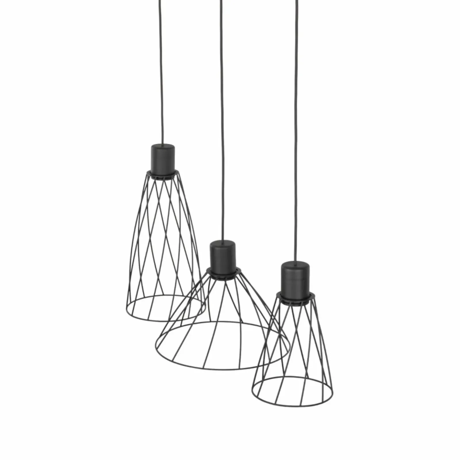 Sklep Kaja Lampa z różnymi, drucianymi kloszami TK 10149 MODESTO | Kaja Discount