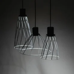 Sklep Kaja Lampa z różnymi, drucianymi kloszami TK 10149 MODESTO | Kaja Discount