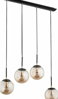Sklep Kaja Lampa z wiszącymi kulami w kolorze bursztynu AL 61064 SEBIA | Kaja Clearance