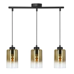 Sklep Kaja Lampa ze szklanymi, bursztynowymi kloszami 33-16270 ASPRA | Kaja Flash Sale