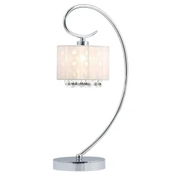 Sklep Kaja Lampka abażurowa na szafkę nocną MTM1583/1 WH SPAN | Kaja Oświetlenie* Lampki Stołowe Z Abażurem