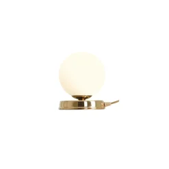 Sklep Kaja Lampka biurkowa elegancka złota do biura 1076B30_S BALL | Kaja* Tradycyjne Lampki Stołowe