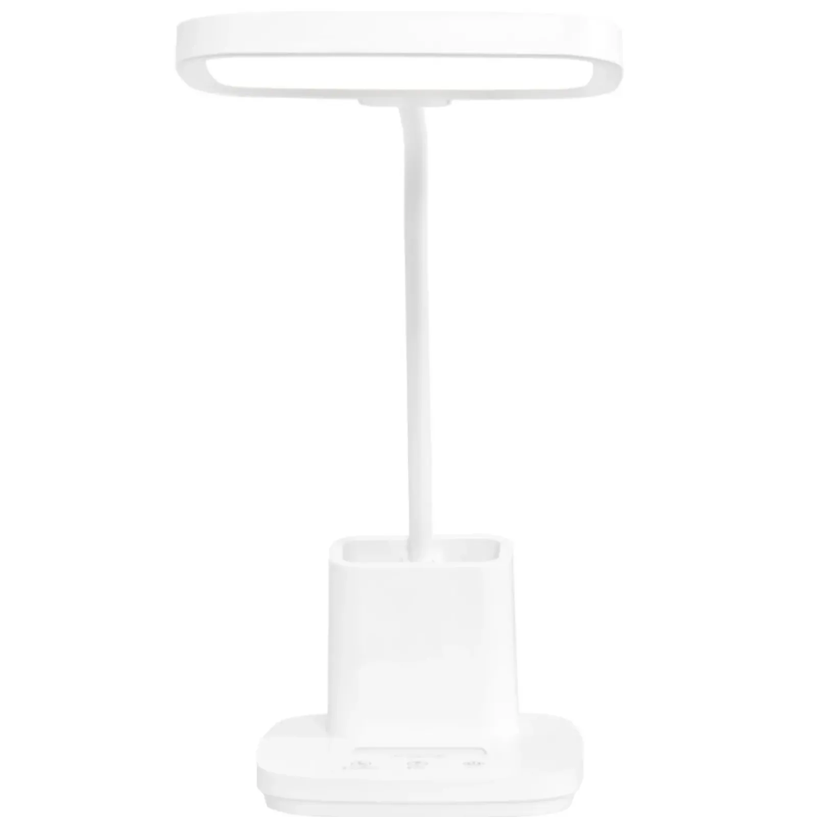 Sklep Kaja Lampka biurkowa z pojemnikiem na długopisy K-BL1301 BIAŁY z serii TOLA* Lampki Biurkowe|Lampy Led