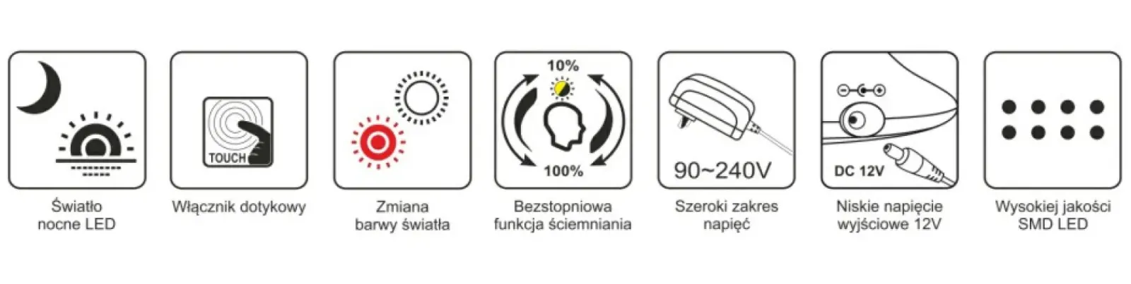 Sklep Kaja Lampka biurkowa z pojemnikiem na długopisy K-BL1301 BIAŁY z serii TOLA* Lampki Biurkowe|Lampy Led