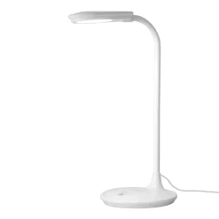 Sklep Kaja Lampka biurkowa z wbudowaną lupą K-BL1208 BIAŁY SOLO | Kaja* Lampki Biurkowe|Lampy Led