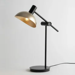 Sklep Kaja Lampka biurkowa ze złotym kloszem SIG 50357 ARTIS | Kaja Oświetlenie* Lampki Biurkowe
