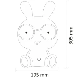 Sklep Kaja Lampka nocna LED 307705 z serii KRÓLIK - Polux* Lampy Led