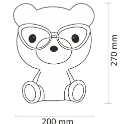 Sklep Kaja Lampka nocna LED 308269 z serii MIŚ - Polux* Lampy Led