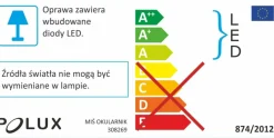 Sklep Kaja Lampka nocna LED 308269 z serii MIŚ - Polux* Lampy Led