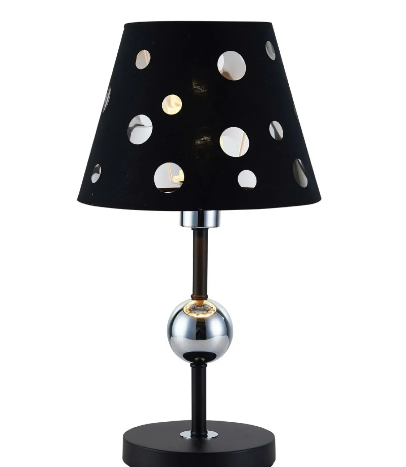 Sklep Kaja Lampka stołowa czarna elegancka LEDEA 50501107 BATLEY | Kaja* Nowoczesne Lampki Stołowe