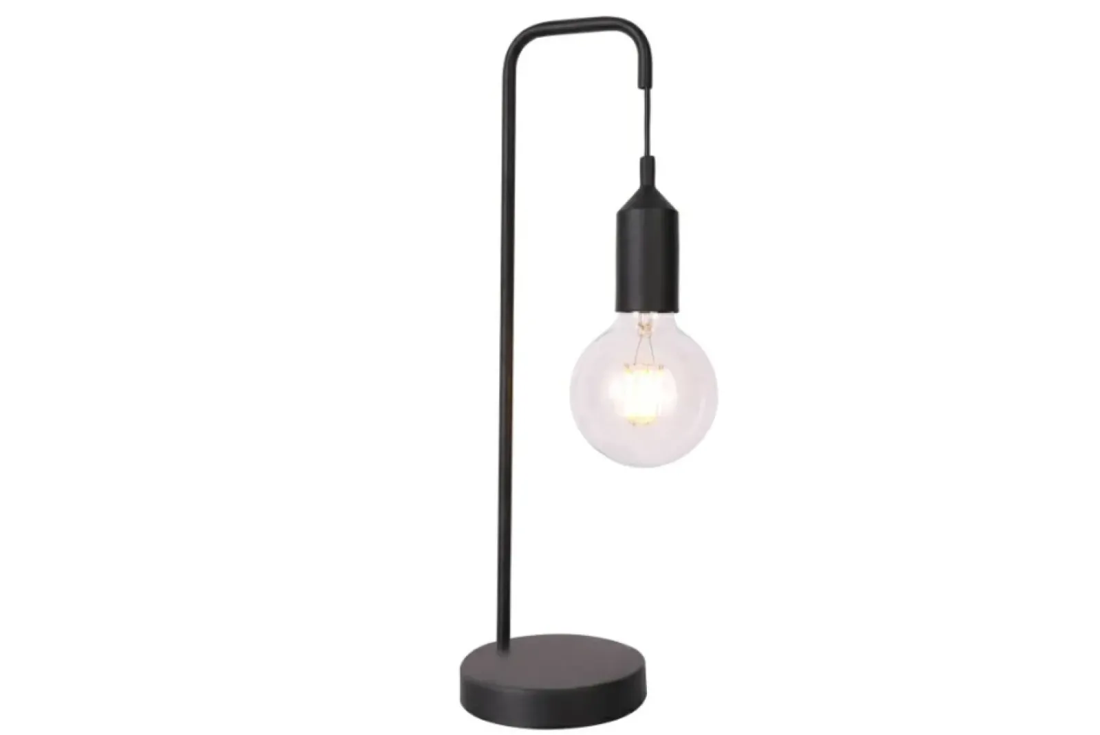 Sklep Kaja Lampka stołowa czarna minimalizm LEDEA 50501194 LAREN | Kaja* Nowoczesne Lampki Stołowe