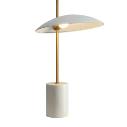 Sklep Kaja Lampka stołowa do salonu TB-203342-1-WH VILAI | Kaja Oświetlenie* Nowoczesne Lampki Stołowe|Lampy Led