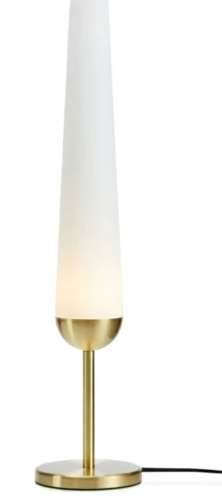Sklep Kaja Lampka stołowa w kolorze szczotkowanego złota 107904 | Kaja* Nowoczesne Lampki Stołowe
