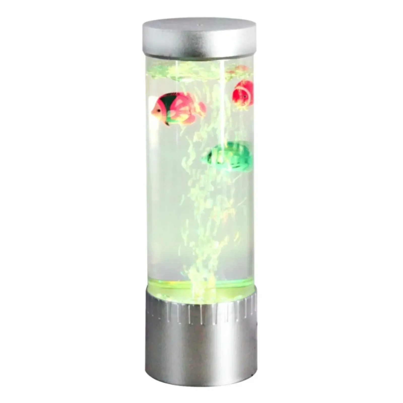 Sklep Kaja Lampka stołowa z pływającymi rybkami ZM 89245 AQUA | Kaja Oświetlenie* Lampy Led|Nowoczesne Lampki Stołowe