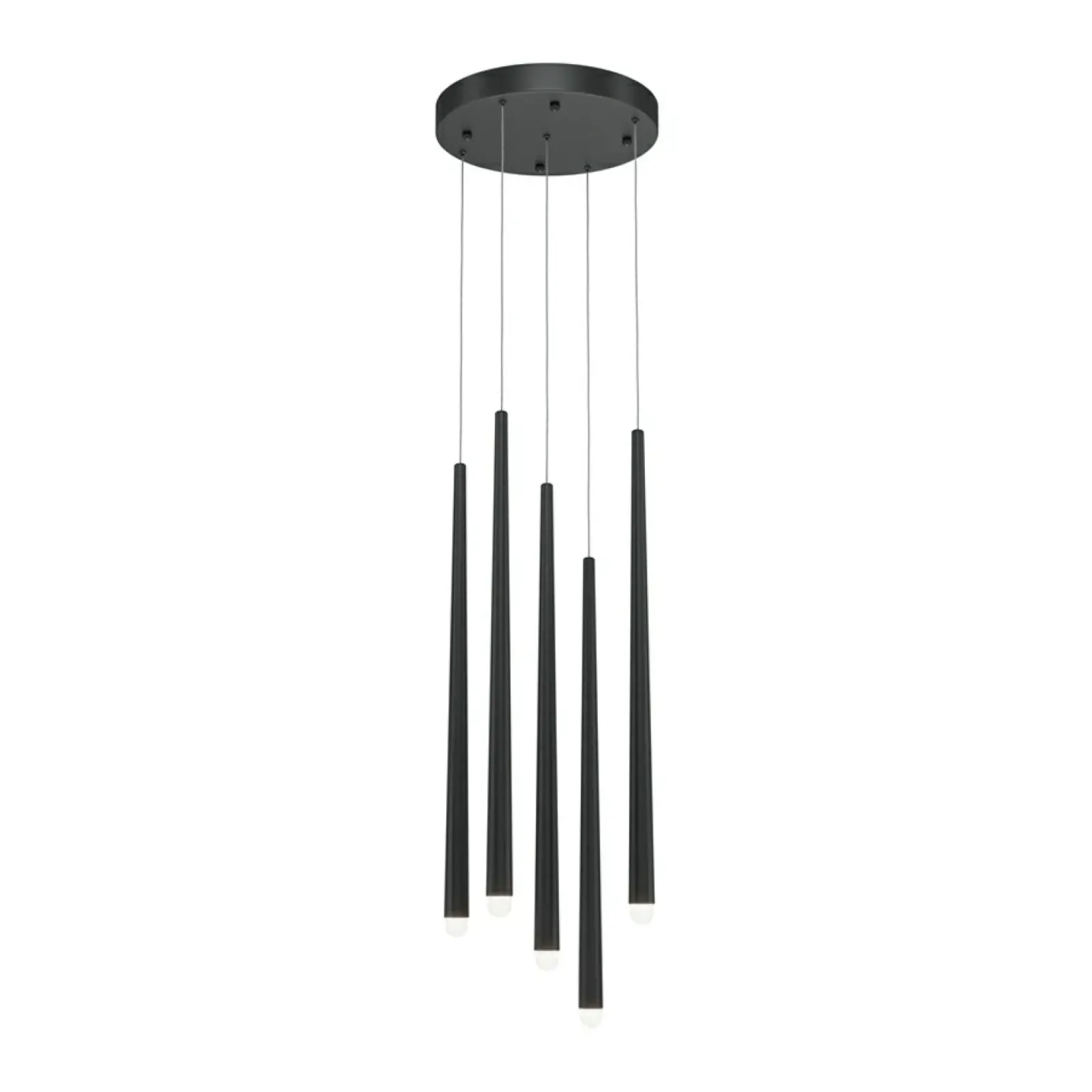 Sklep Kaja Ledowa, czarna lampa wisząca do sypialni MOD132PL-L28BK2 serii CASCADE czarny Best