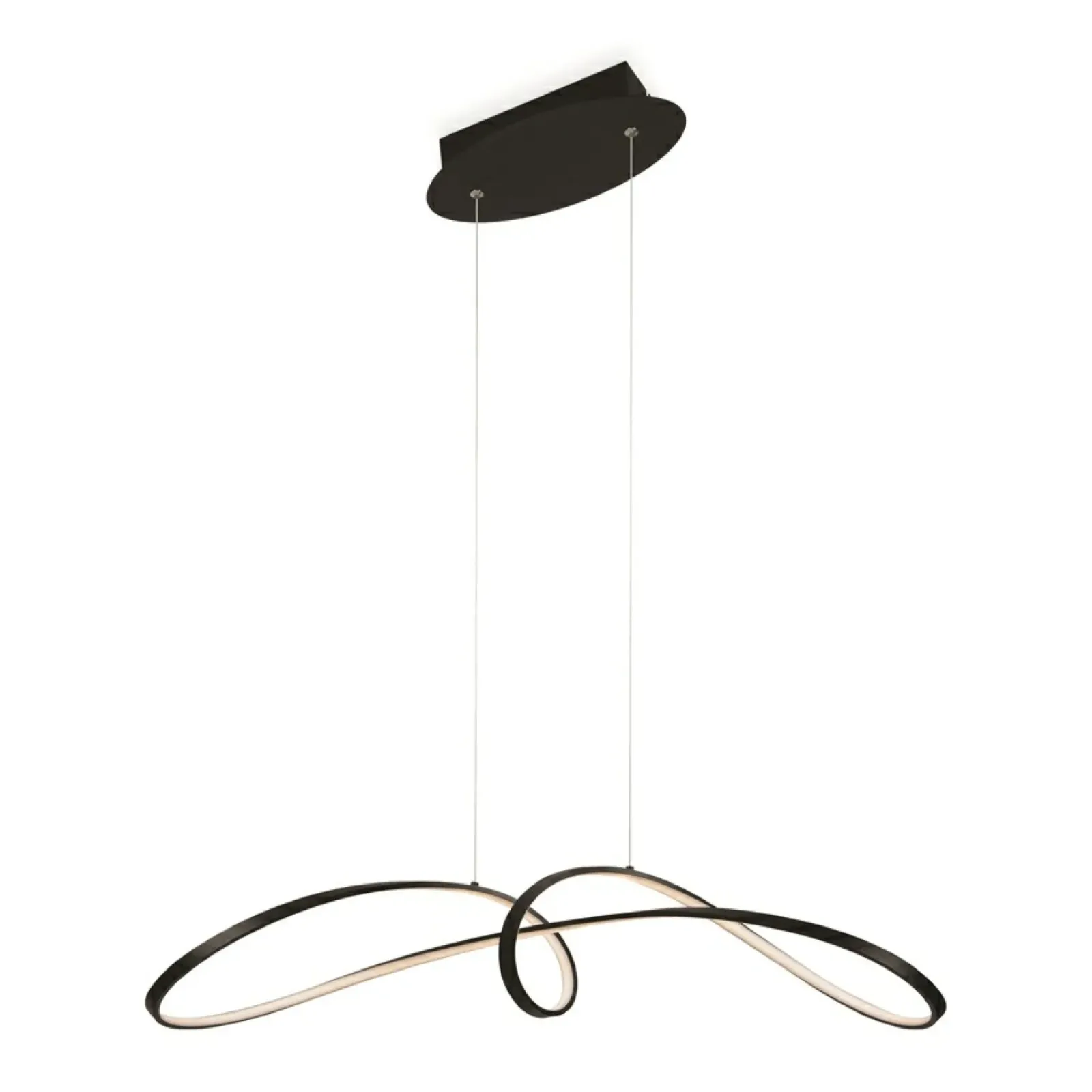 Sklep Kaja Ledowa, dekoracyjna lampa wisząca do salonu MOD156PL-L52B4K CURVE Hot