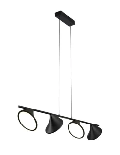 Sklep Kaja Ledowa, designerska lampa wisząca nad stół AZ2696 CLAMOR | Kaja czarny Fashion