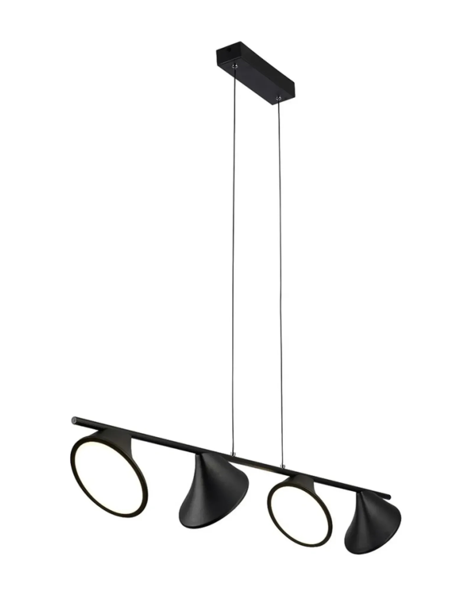 Sklep Kaja Ledowa, designerska lampa wisząca nad stół AZ2696 CLAMOR | Kaja czarny Fashion