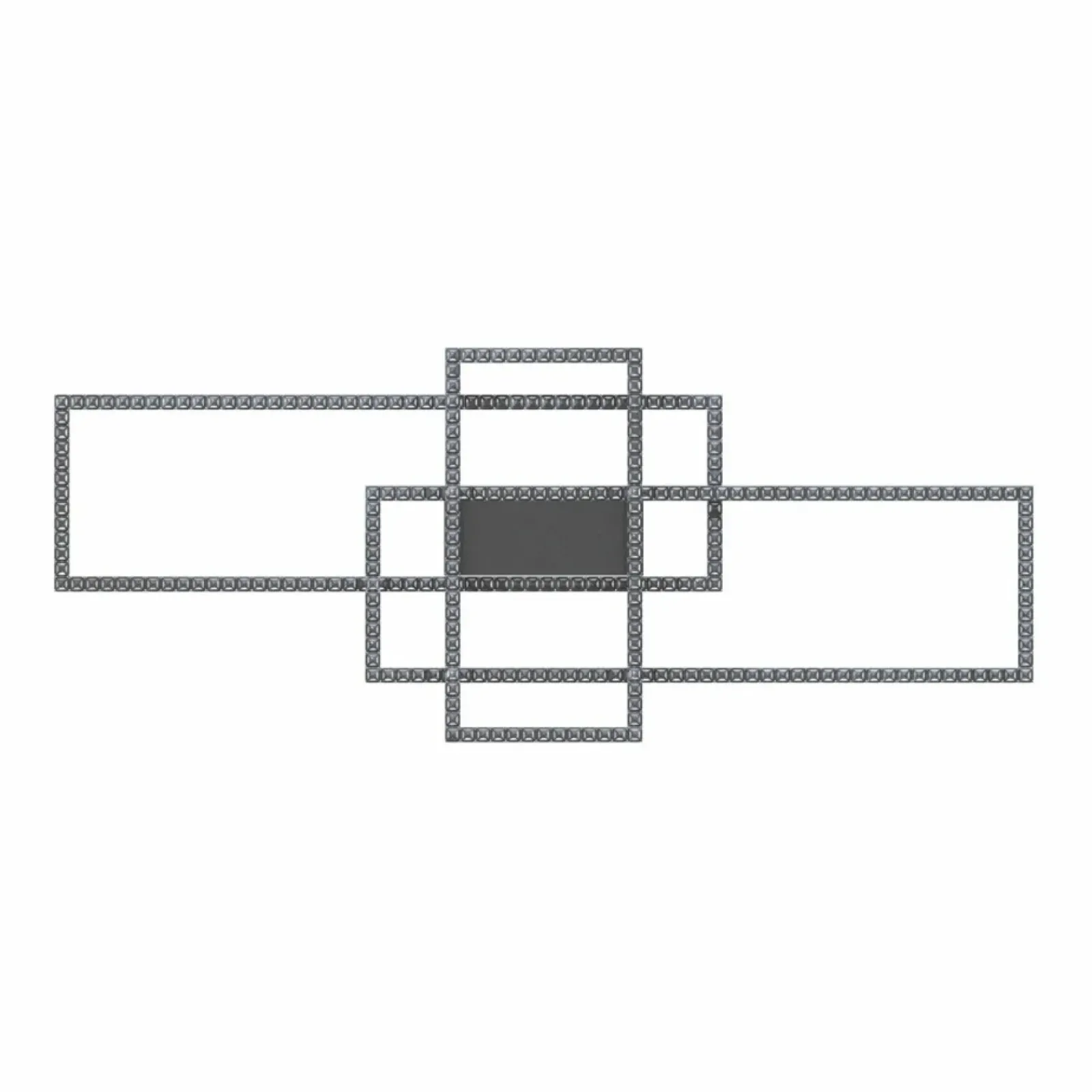 Sklep Kaja Ledowa, geometryczna lampa sufitowa MX7907-3B-3BT ERVI | Kaja* Lampy Led|Plafony Nowoczesne