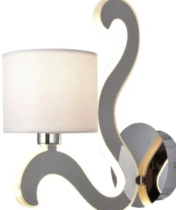 Sklep Kaja Ledowa lampa ścienna z abażurem E14 21-33864 AMBROSIA | Kaja* Kinkiety Tradycyjne