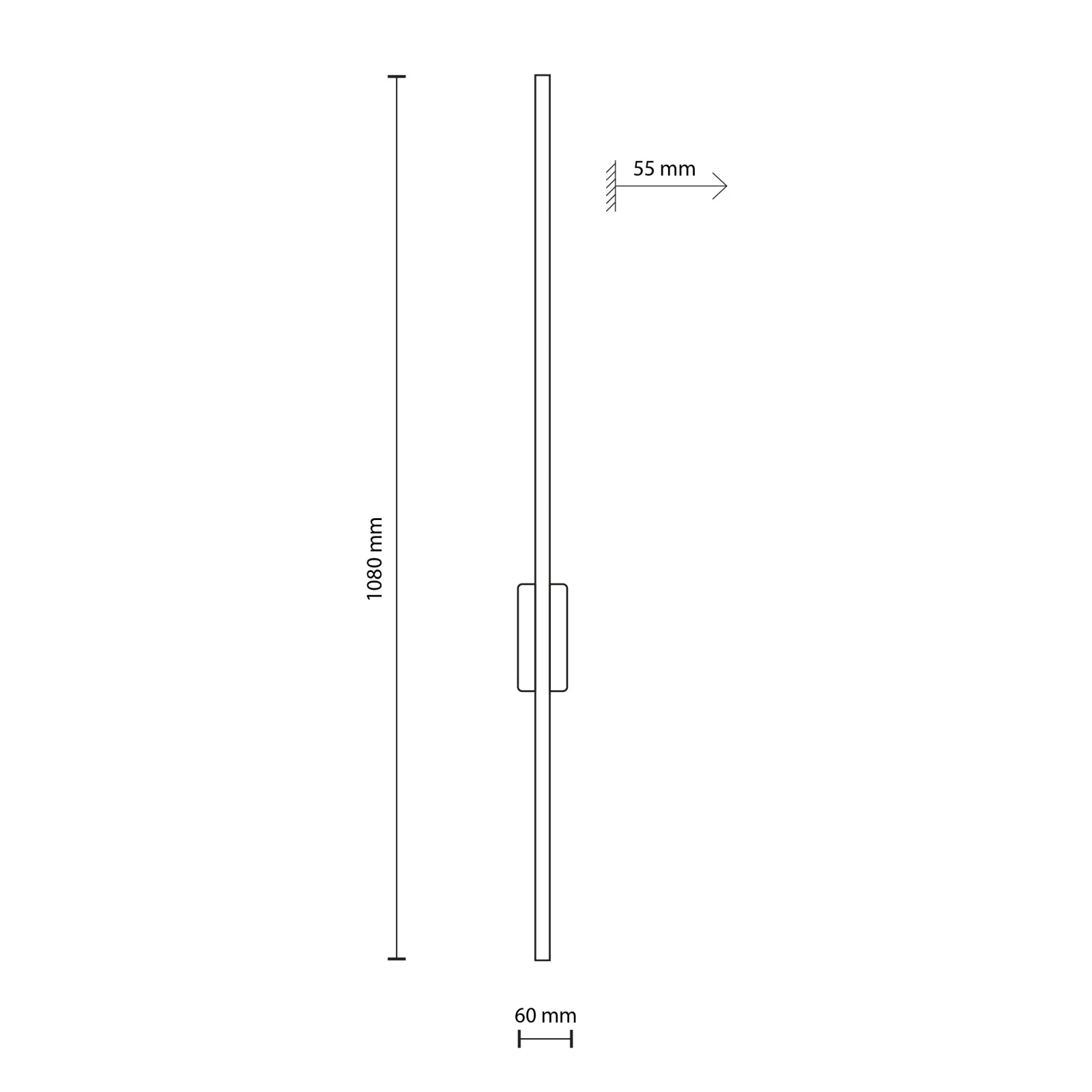 Sklep Kaja Ledowa lampa ścienna z drewnem TK 6431 FLASH WOOD | Kaja Oświetlenie* Lampy Led