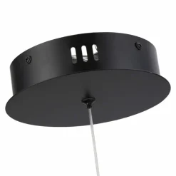 Sklep Kaja Ledowa lampa nad wyspę kuchenną ABR-HILTON-SC-38W SPIRALI | Kaja czarny Outlet
