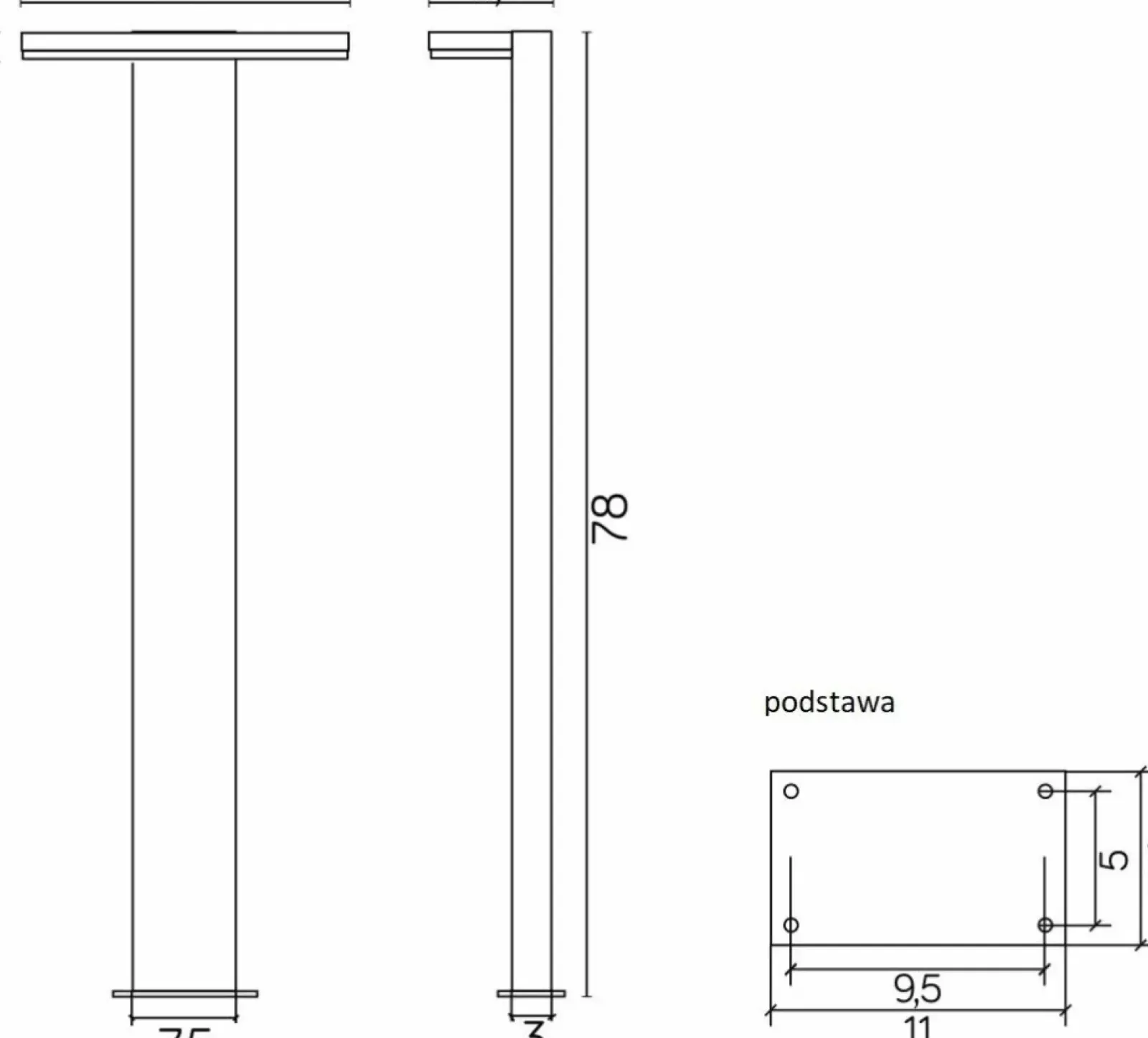 Sklep Kaja Ledowa lampa ogrodowa, ochrona IP54 17602-780 DG z serii FLER | Kaja Oświetlenie* Lampy Ogrodowe Stojące