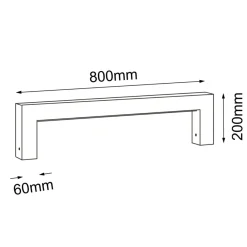 Sklep Kaja Ledowa lampa ogrodowa stojąca 20cm 3000K ANT 9938 TAKETA | Kaja* Lampy Ogrodowe Stojące