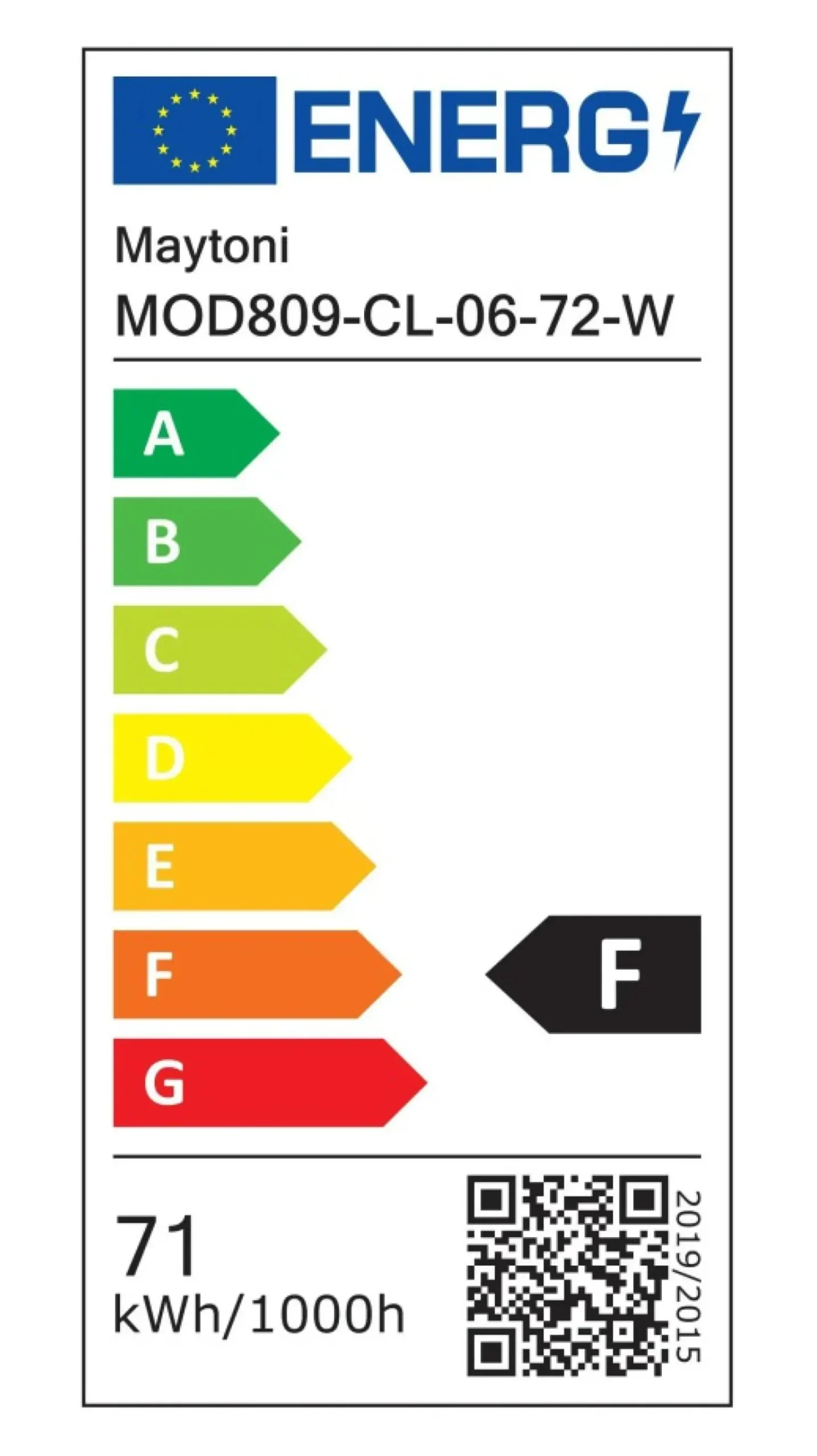 Sklep Kaja Ledowa lampa sufitowa, moc 71W MOD809-CL-06-72-W z serii APRILIA New