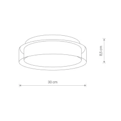 Sklep Kaja Ledowa lampa sufitowa, plafon, w kolorze u 8173 | Kaja* Plafony Nowoczesne|Lampy Led