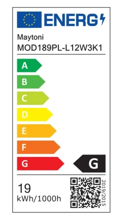 Sklep Kaja Ledowa lampa wisząca, biała oprawa MOD189PL-L12W3K1 z serii GERHARD Online