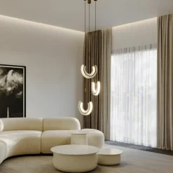 Sklep Kaja Ledowa lampa wisząca, ciepła barwa P091PL-L18G3K z serii MAYA | Kaja* Lampy Led