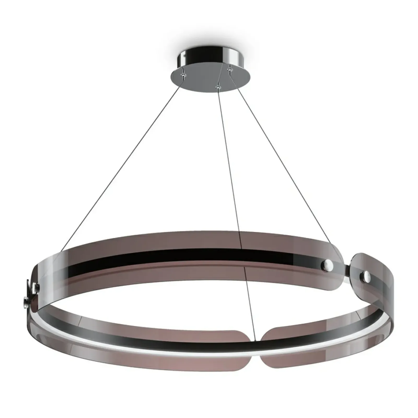 Sklep Kaja Ledowa lampa wisząca, do salonu MOD309PL-L40GR4K z serii INTERSTELLAR szary Cheap