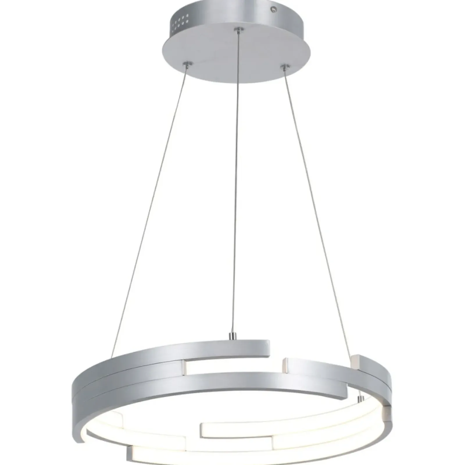 Sklep Kaja Ledowa lampa wisząca MD16003097-1B SILVER VELAR | Kaja Oświetlenie srebrnytleniony Best