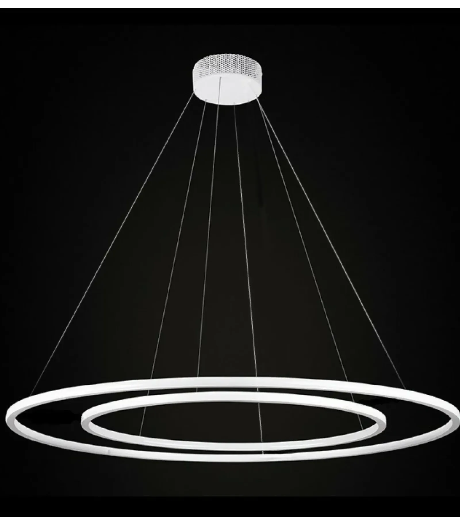 Sklep Kaja Ledowa lampa wisząca obręcze 90 + 120 cm 67930 ECHO | Kaja Oświetlenie Shop