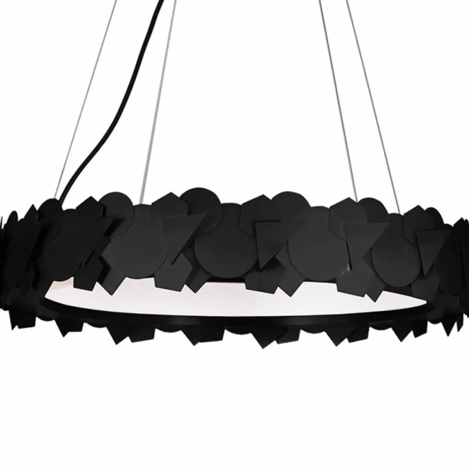 Sklep Kaja Ledowa lampa wisząca, tarcza z ciepłym światłem ML6157 SOHO | Kaja czarny Discount