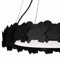 Sklep Kaja Ledowa lampa wisząca, tarcza z ciepłym światłem ML6157 SOHO | Kaja czarny Discount