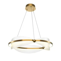 Sklep Kaja Ledowa lampa wisząca w złotym kolorze MOD281PL-L45BS3K z serii BREEZE Store