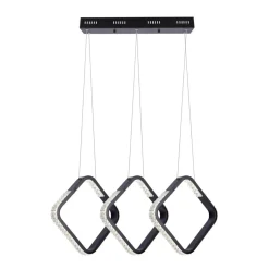 Sklep Kaja Ledowa lampa wisząca z kryształkami K-8160 HILD | Kaja Oświetlenie czarny Clearance