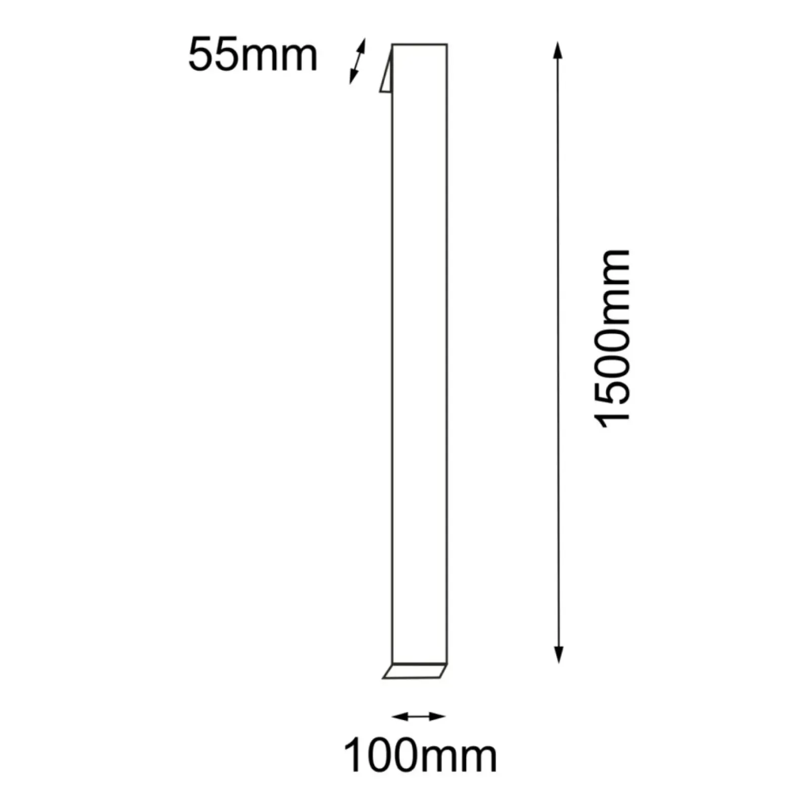 Sklep Kaja Ledowa listwa elewacyjna 150cm 3000K ANT 9925 HIKONE | Kaja* Kinkiety Ogrodowe
