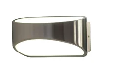 Sklep Kaja Ledowa, srebrna lampa ścienna do korytarza MX W0053 HUGO | Kaja* Lampy Led