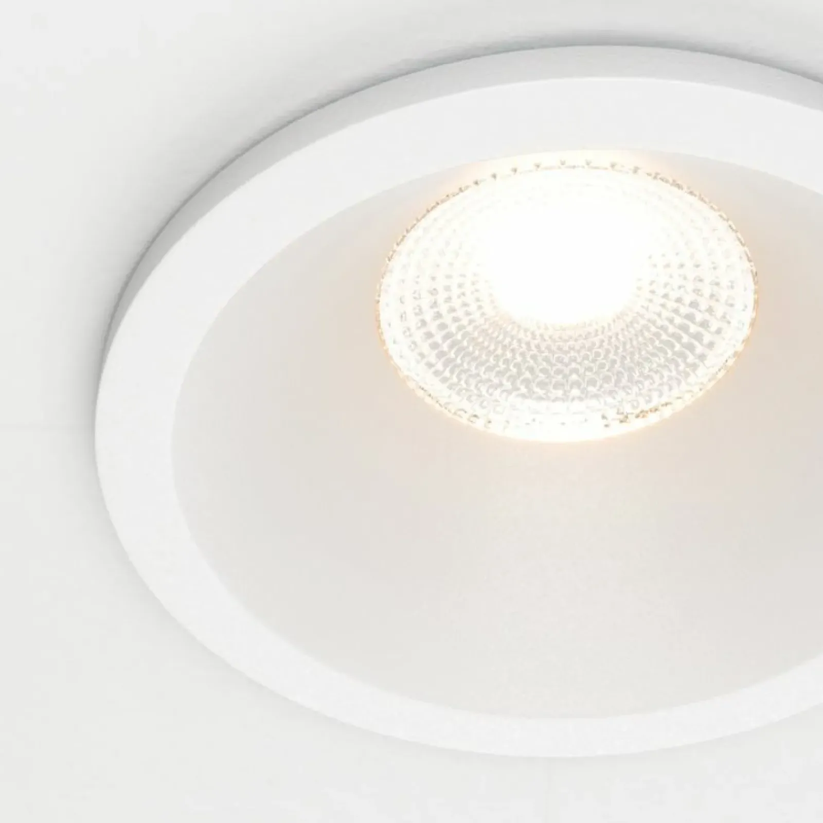 Sklep Kaja Ledowe, białe oczko wpustowe ⌀6cm 3000K DL034-01-06W3K-W z serii ZOOM* Lampy Led|Oprawy Podtynkowe