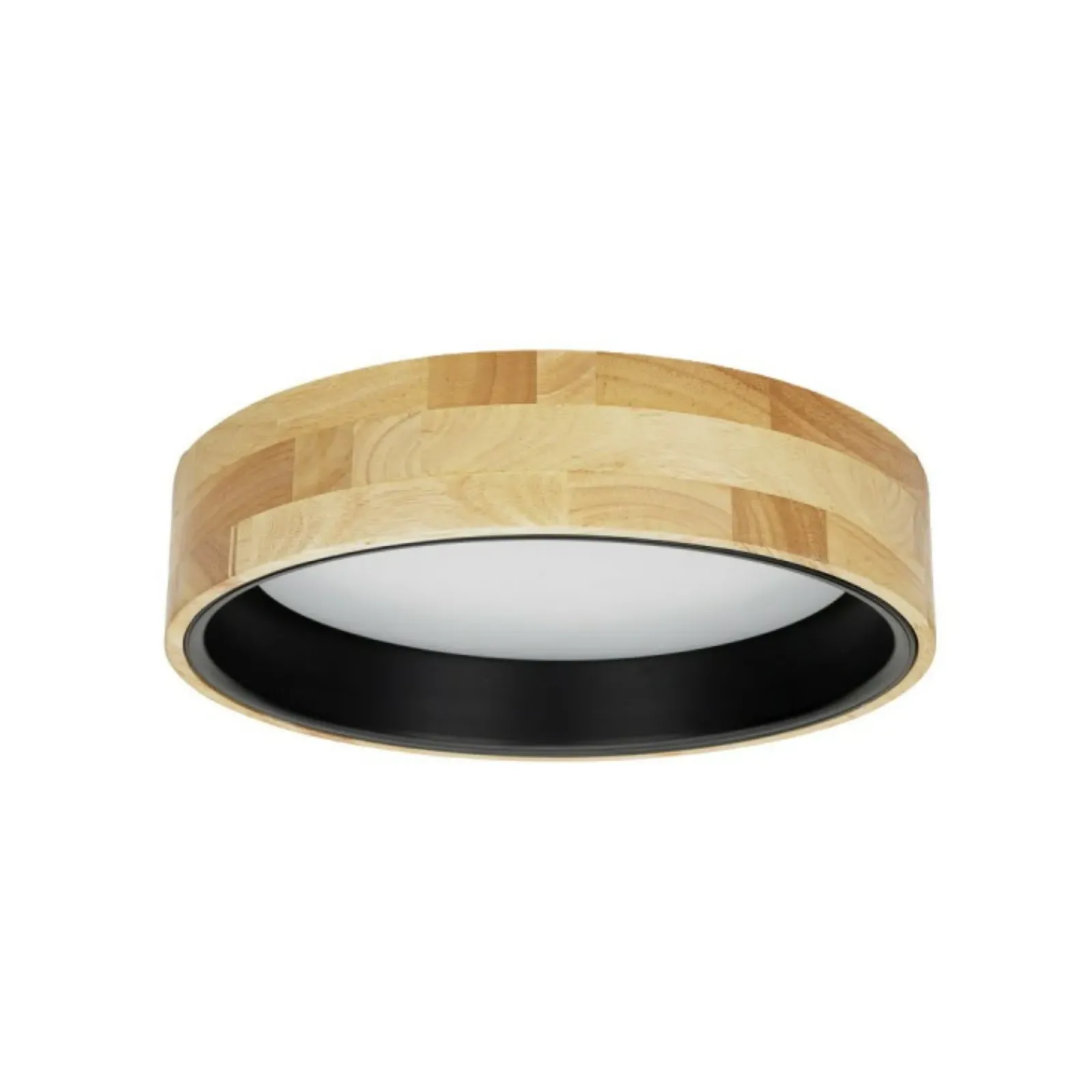 Sklep Kaja Ledowy, drewniany plafon ⌀35cm PLF-4350-20W-WD-BK-4K z serii CAMPELO* Lampy Led|Plafony Nowoczesne