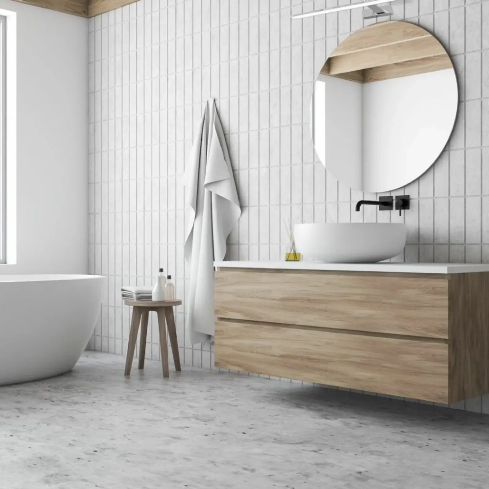 Sklep Kaja Ledowy kinkiet ścienny, IP44, w kolorze chromu ML5724 z serii SPLASH | Kaja Oświ* Lampy Led