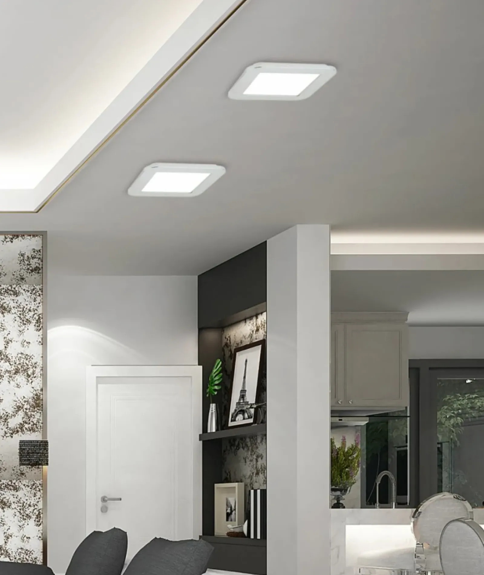 Sklep Kaja Ledowy plafon łazienkowy barwa ciepła 10-66770 NEXIT | Kaja* Lampy Led|Lampy Do Łazienki