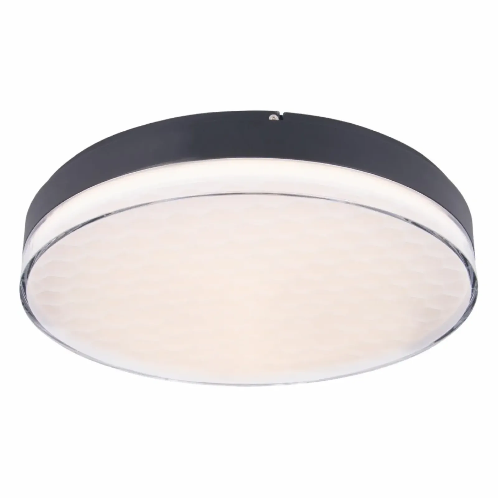 Sklep Kaja Ledowy plafon ⌀48cm na czarnej podstawie MX C0218 SEKKO | Kaja* Lampy Led|Plafony Nowoczesne
