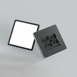 Sklep Kaja Ledowy plafon o wymiarach 30x30 PLF-39573-300S-28W-BL ALERIA | Kaja* Lampy Led|Plafony Nowoczesne